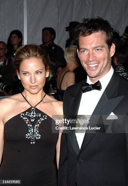 Harry Connick Jr and Jill Goodacre during "Poiret: King of Fashion" Costume Institute Gala at The Metropolitan Museum of Art - Arrivals at...