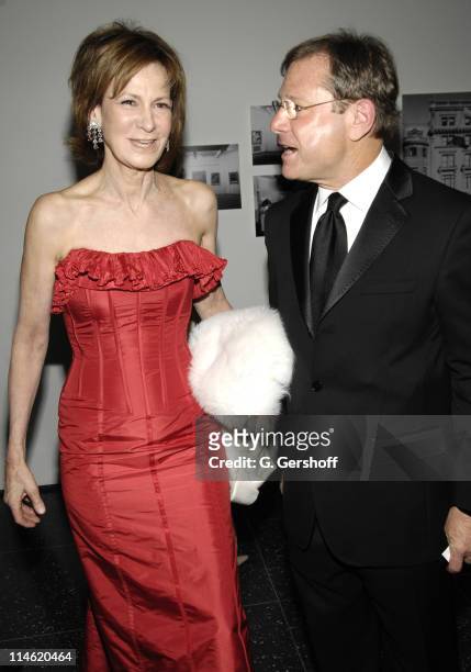 Judy Ovitz and Michael Ovitz during MoMA Party in the Garden to Honor Leon Black, Debra Black and Martin Scorsese at The Abby Aldrich Rockefeller...