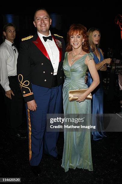 Kathy Griffin and guest during 58th Annual Primetime Emmy Awards - Governors Ball at The Shrine Auditorium in Los Angeles, California, United States.