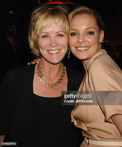 Joanna Kerns and Katherine Heigl during "Knocked Up" Los Angeles Premiere - After Party in Westwood, California, United States.