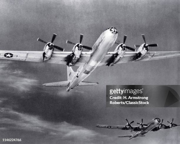 1940s 2 WWII BOMBERS B-29 SUPERFORTRESS