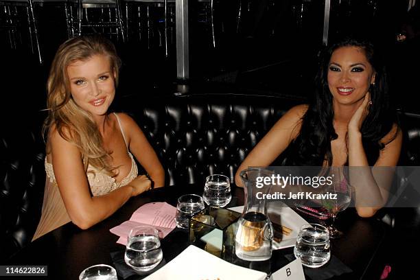 Joanna Krupa and Tera Patrick during First Annual Spike TV's Guys Choice - Backstage and Audience at Radford Studios in Los Angeles, California,...