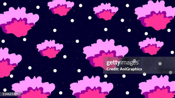 coral draw pattern background - kelp stock illustrations