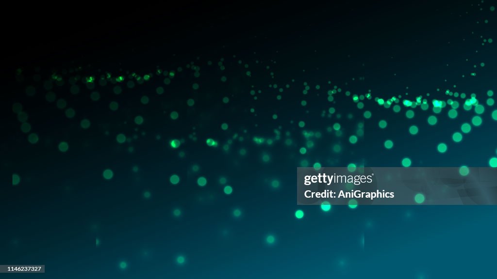 Technology Particle Vector Background