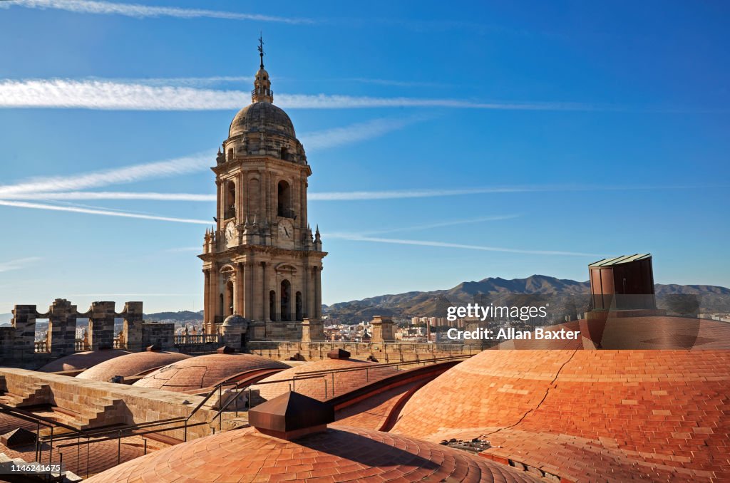 Malaga skyline from Castillo de Gibralfaro