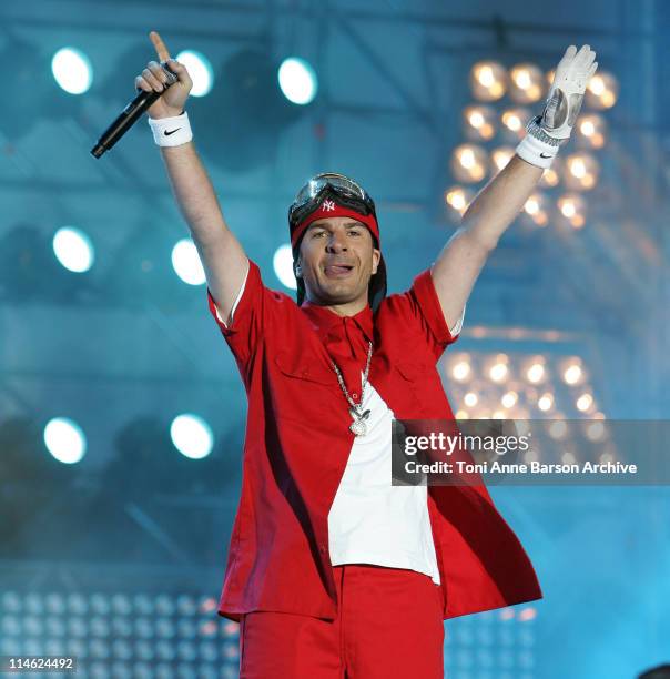 Michael Youn of "Fatal Bazooka" during "Fete de la Musique" Live on "France 2" & NRJ at Hippodrome D'Auteuil in Paris, France.