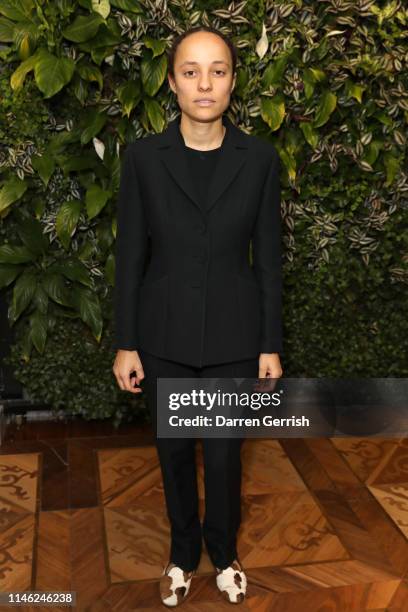 Grace Wales Bonner attends the BFC/Vogue Designer Fashion Fund announcement lunch on May 01, 2019 in London, United Kingdom.