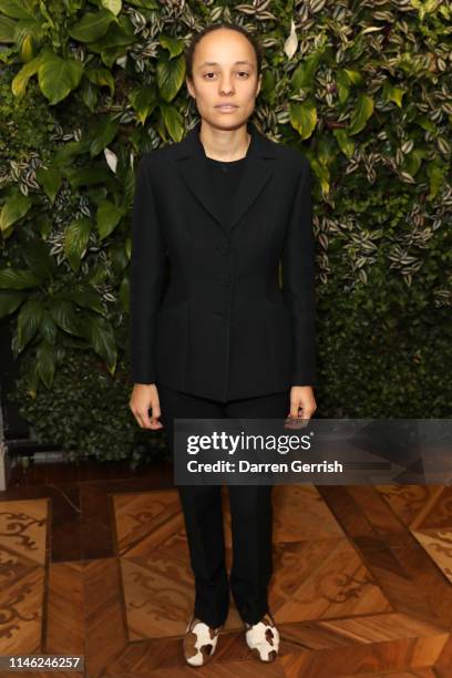 Grace Wales Bonner attends the BFC/Vogue Designer Fashion Fund announcement lunch on May 01, 2019 in London, United Kingdom.