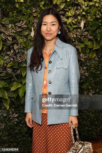 Rejina Pyo attends the BFC/Vogue Designer Fashion Fund announcement lunch on May 01, 2019 in London, United Kingdom.