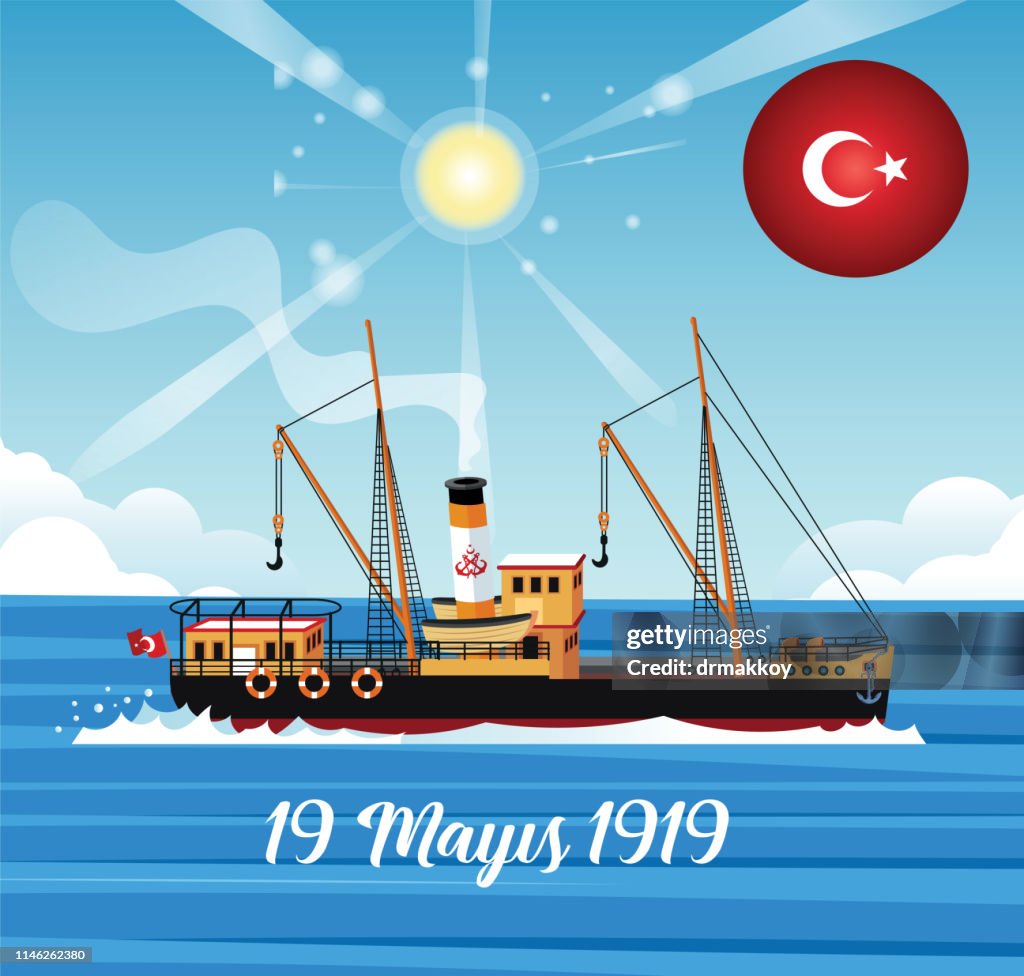 19 May Ataturk commemoration, Youth and sports festival and Bandirma ship