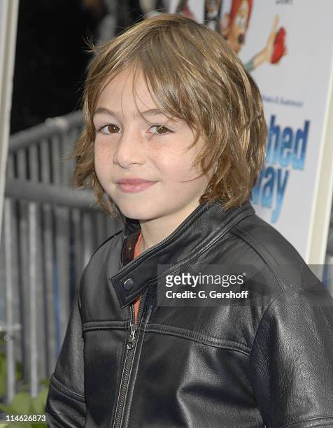Jonah Bobo during "Flushed Away" New York Premiere at AMC Lincoln Square in New York City, New York, United States.