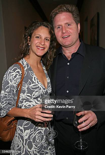 Stephen McPherson and wife during Oceana Celebrates 2006 Partners Award Gala - Red Carpet and Inside at Esquire House 360 in Beverly Hills,...