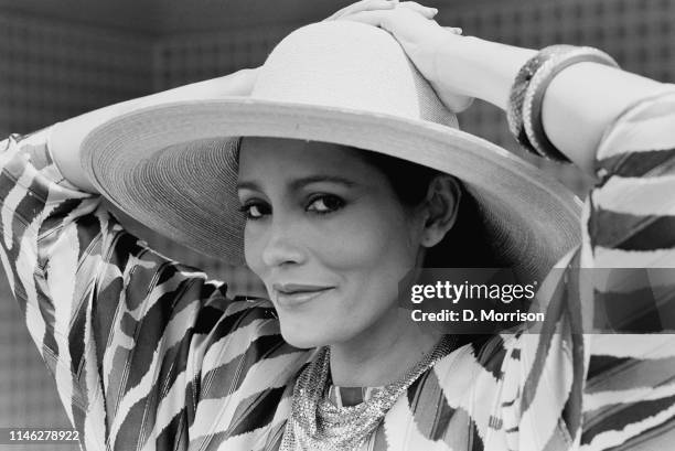 Nicaraguan American actress and fashion model Barbara Carrera, UK, 15th May 1984.