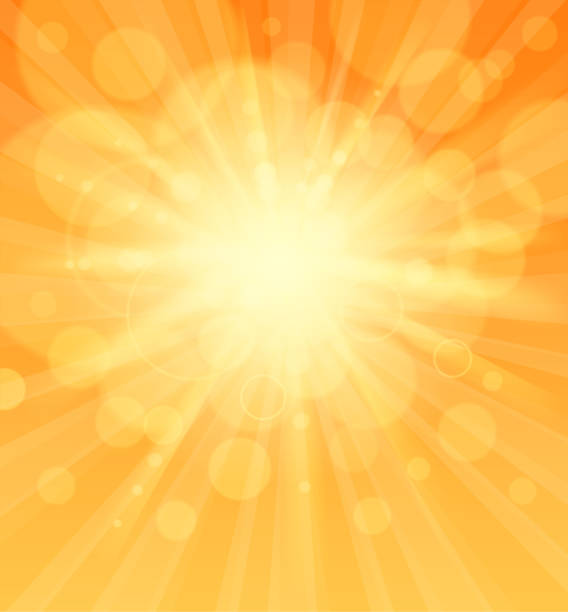 sunlight sign - summer background stock illustrations