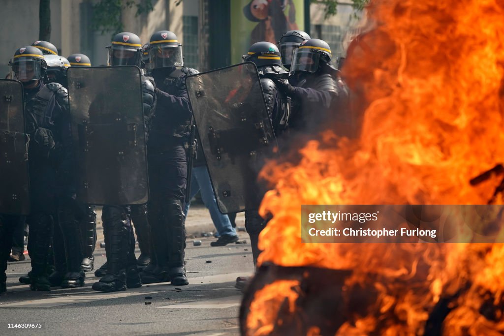 May Day Protests Take Place In Paris