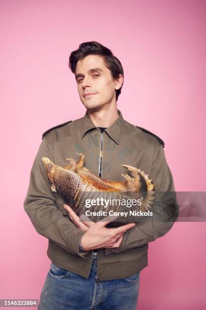 Antoni Porowski special guest of 'Gay Chorus Deep South' poses for a portrait during the 2019 Tribeca Film Festival at Spring Studio on April 29,...