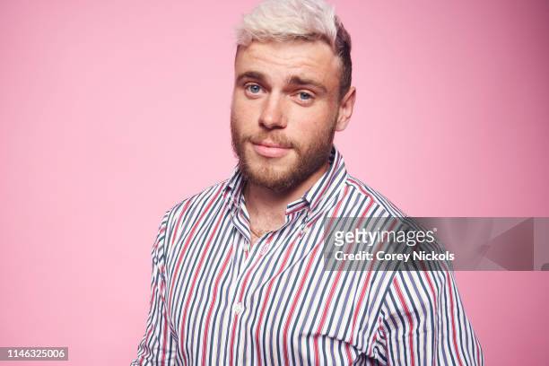 Gus Kenworthy special guest of 'Gay Chorus Deep South' poses for a portrait during the 2019 Tribeca Film Festival at Spring Studio on April 29, 2019...
