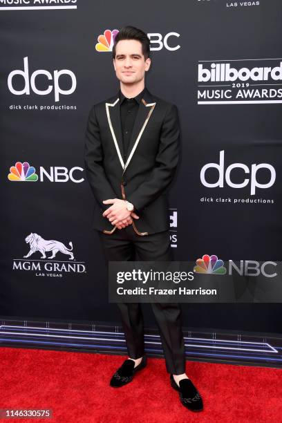 Brendon Urie of Panic! at the Disco attends the 2019 Billboard Music Awards at MGM Grand Garden Arena on May 01, 2019 in Las Vegas, Nevada.