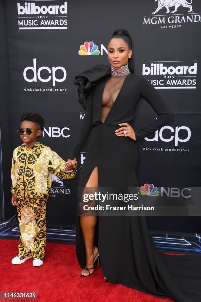 Future Zahir Wilburn and Ciara attend the 2019 Billboard Music Awards at MGM Grand Garden Arena on May 01, 2019 in Las Vegas, Nevada.