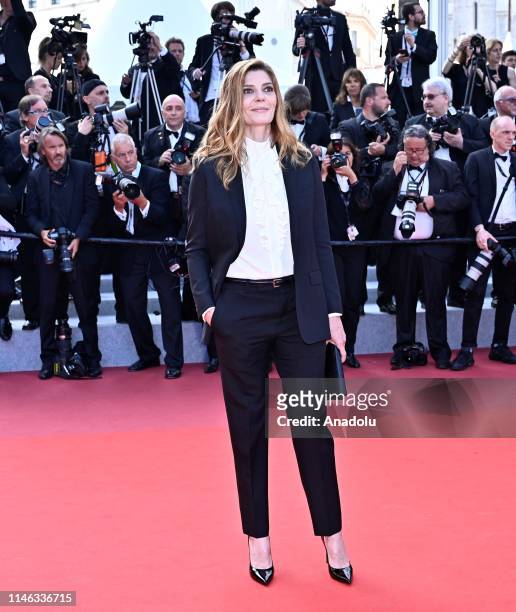 French actress Chiara Mastroianni arrives for the Closing Awards Ceremony of the 72nd annual Cannes Film Festival in Cannes, France on May 25, 2019.