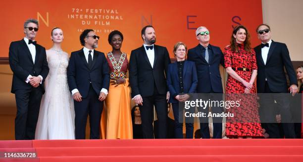 Jury Members of the main competition Pawel Pawlikowski, Elle Fanning, Alejandro Gonzalez Inarritu, Maimouna N'Diaye, Yorgos Lanthimos, Kelly...