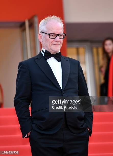 General Delegate of the Cannes Film Festival Thierry Fremaux arrives for the Closing Awards Ceremony of the 72nd annual Cannes Film Festival in...