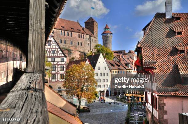 nuremberg castle - nuremberg stock pictures, royalty-free photos & images