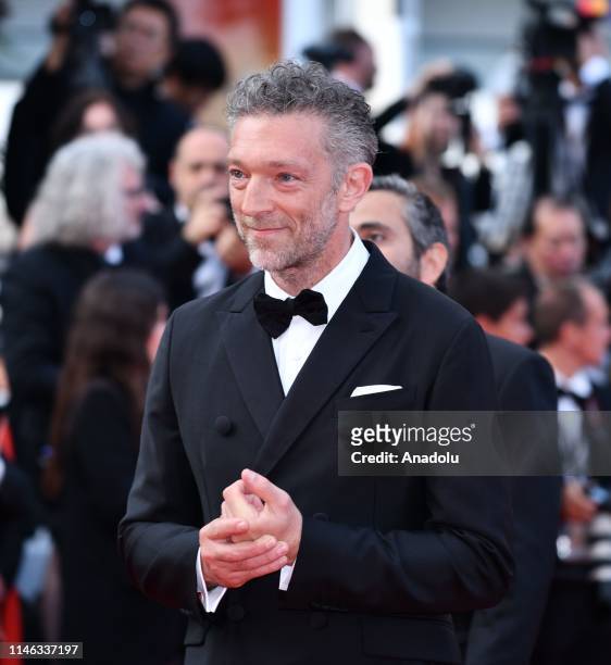 French actor Vincent Cassel arrives for the Closing Awards Ceremony of the 72nd annual Cannes Film Festival in Cannes, France on May 25, 2019.