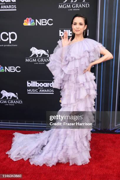 Sofia Carson attends the 2019 Billboard Music Awards at MGM Grand Garden Arena on May 01, 2019 in Las Vegas, Nevada.