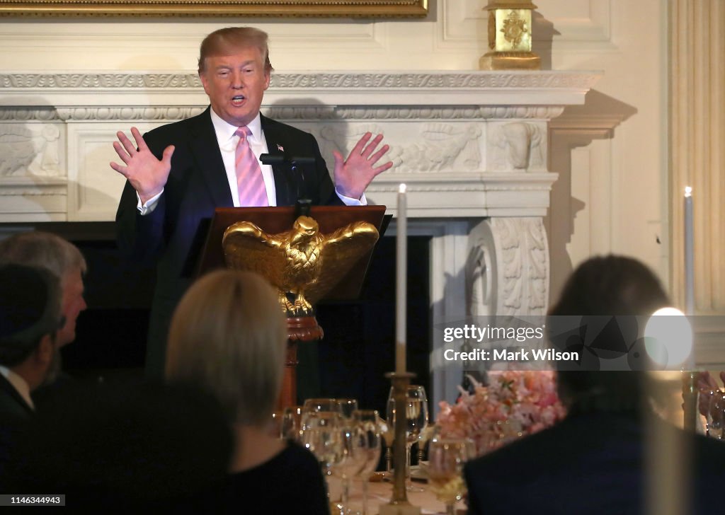 The President And First Lady Host National Day Of Prayer Dinner At The White House