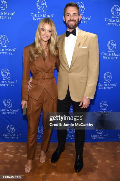 Kate Bock and honoree Kevin Love attend the Child Mind Institute's 2019 Change Maker Awards at Carnegie Hall on May 01, 2019 in New York City.