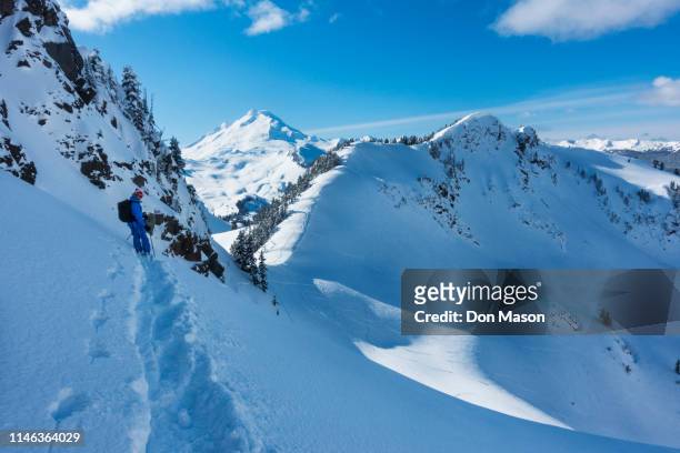 mount baker ski area in washington state, usa - mt baker stock pictures, royalty-free photos & images