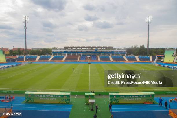 General view of the Zdzislaw Krzyszkowiak Stadium prior the FIFA U-20 World Cup match between Ecuador and Italy on May 26, 2019 in Bydgoszcz, Poland.