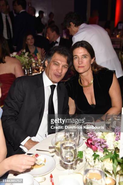 Frederic Fekai and Vanessa Von Bismark attend the 2019 DKMS Gala at Cipriani Wall Street on May 01, 2019 in New York City.