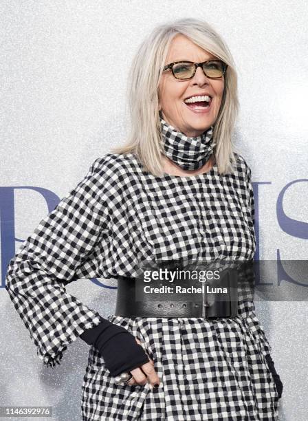 Diane Keaton attends the premiere of STX's "Poms" at Regal LA Live on May 1, 2019 in Los Angeles, California.