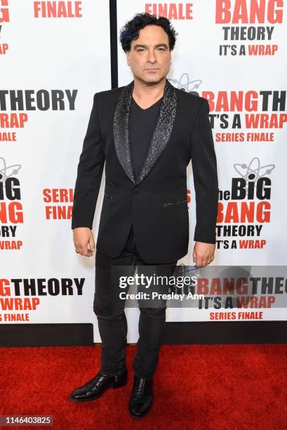 Johnny Galecki attends series finale party for CBS' "The Big Bang Theory" at The Langham Huntington, Pasadena on May 01, 2019 in Pasadena, California.