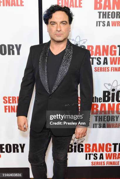 Johnny Galecki attends series finale party for CBS' "The Big Bang Theory" at The Langham Huntington, Pasadena on May 01, 2019 in Pasadena, California.