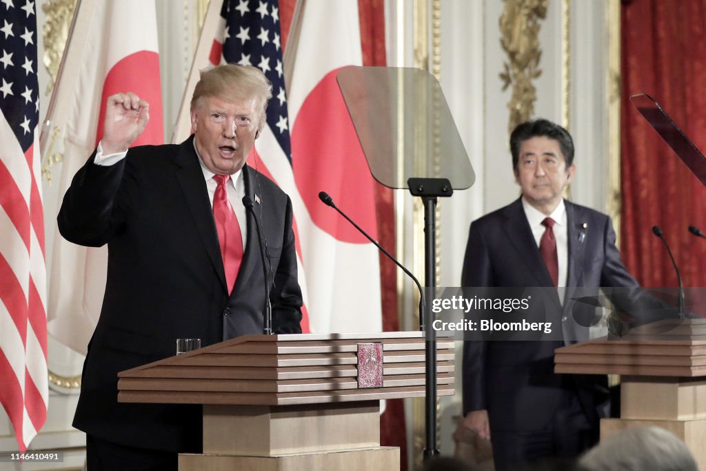 U.S. President Donald Trump and Japanese Prime Minister Shizo Abe Joint News Conference