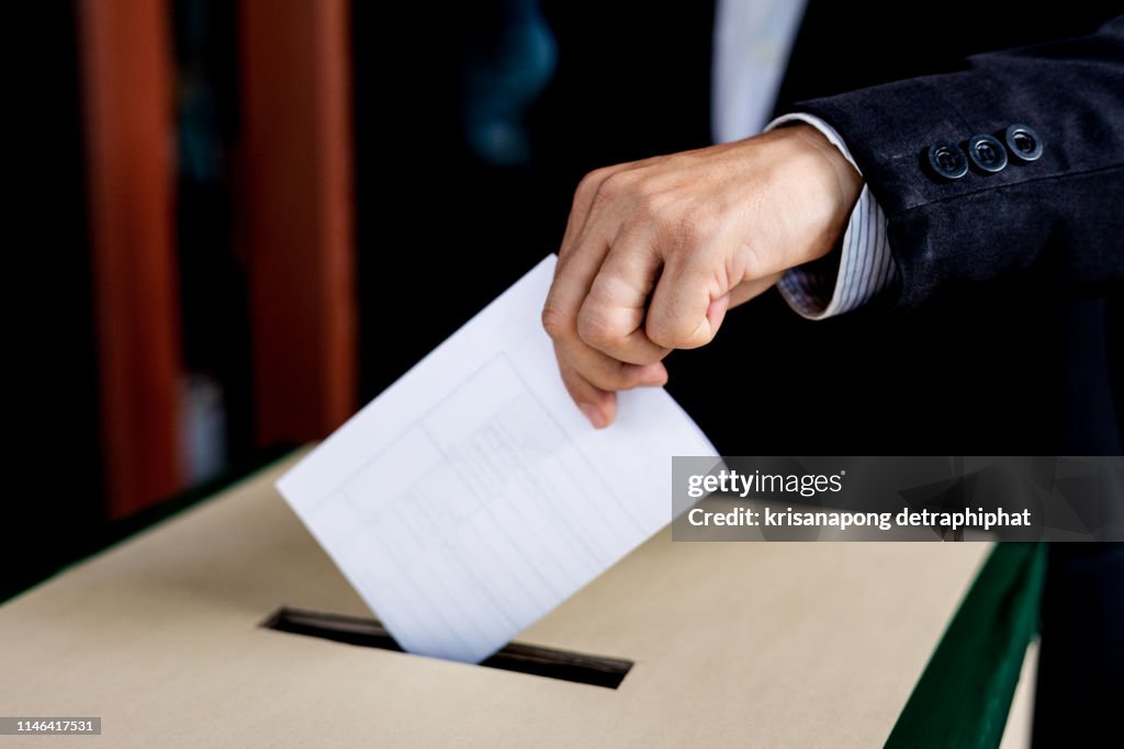 Voting box and election image,election
