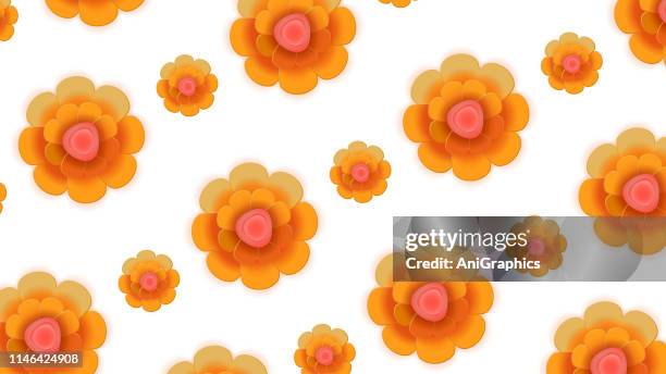 flower pattern background - batik vector stock illustrations