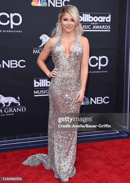 Alexa Bliss attends the 2019 Billboard Music Awards at MGM Grand Garden Arena on May 01, 2019 in Las Vegas, Nevada.