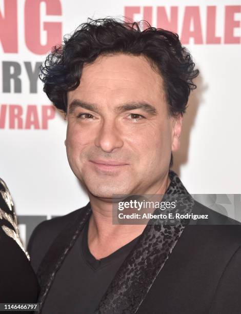 Johnny Galecki attends the series finale party for CBS' "The Big Bang Theory" at The Langham Huntington, Pasadena on May 01, 2019 in Pasadena,...