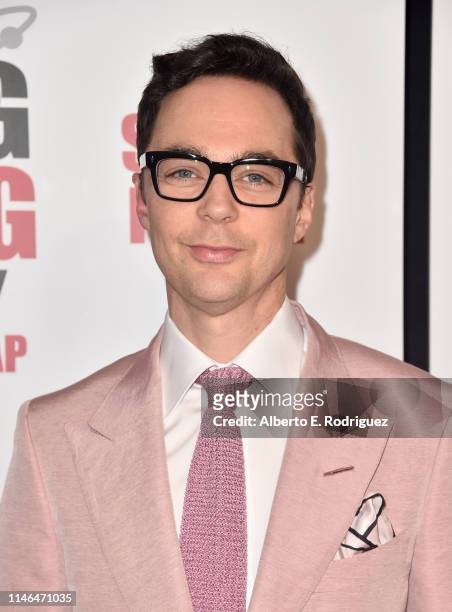 Jim Parsons attends the series finale party for CBS' "The Big Bang Theory" at The Langham Huntington, Pasadena on May 01, 2019 in Pasadena,...