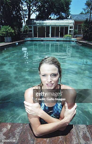 February 2006, South African swimmer Charlene Wittstock.