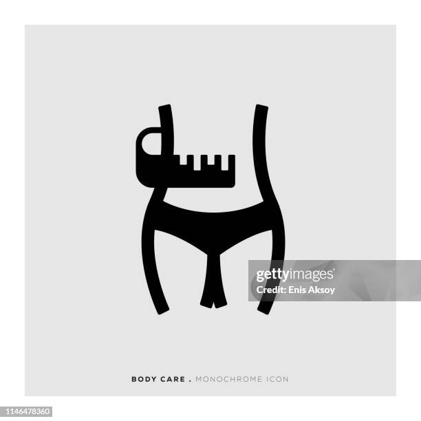 body care monochrome icon - anatomical model stock-grafiken, -clipart, -cartoons und -symbole