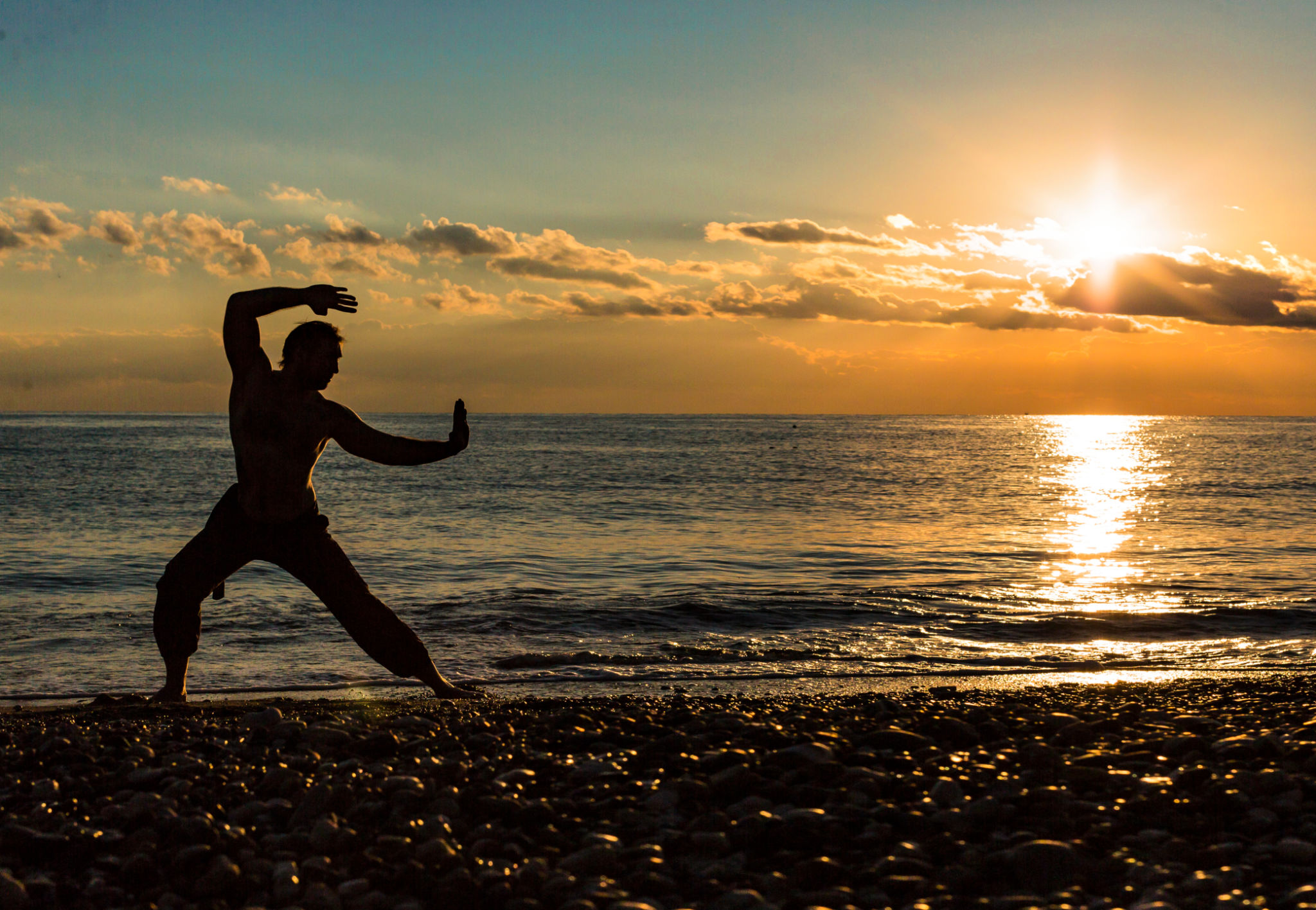karate beach