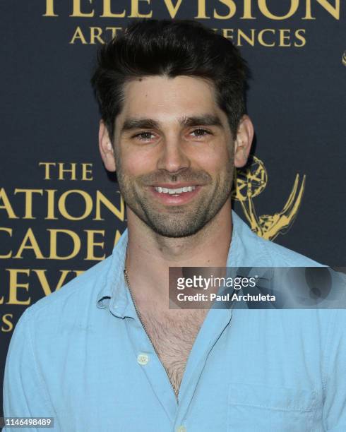 Actor Justin Gaston attends the 2019 Daytime Emmy Awards nominee reception at Castle Green on May 01, 2019 in Pasadena, California.