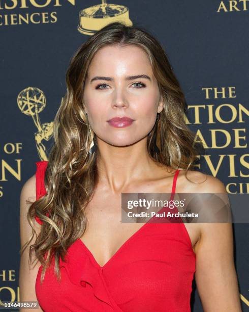 Actress Sofia Mattsson attends the 2019 Daytime Emmy Awards nominee reception at Castle Green on May 01, 2019 in Pasadena, California.