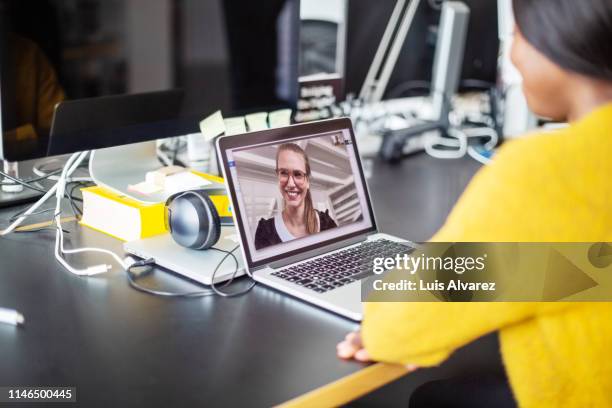 Video conference at office