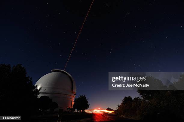 On Palomar Mountain in California lies the Hale Telescope, that has been in use for 60 years. Now added to the telescope is a optics laser that...